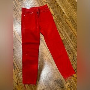 Women’s Levi Red Jeans size 27